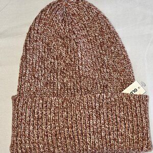 Old Navy Wide Cuff Beanie Rib Knit for Adults NWT Two Tone Brown